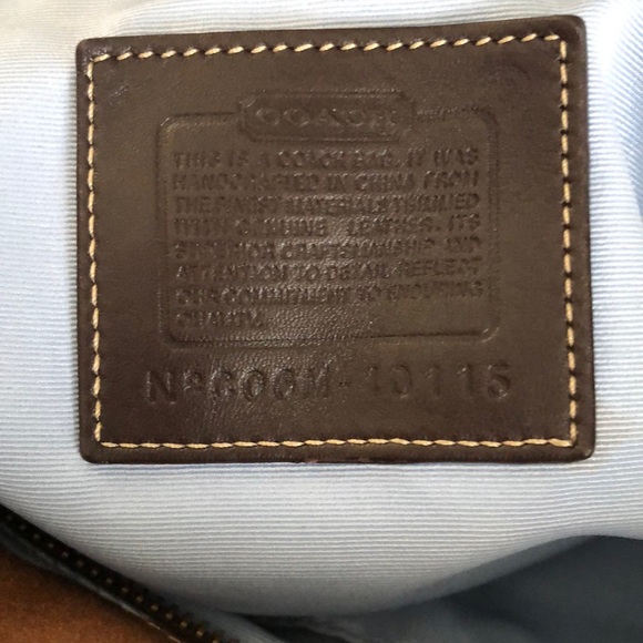 Coach Multicolor satin Shoulder bag tote - Picture 6 of 10